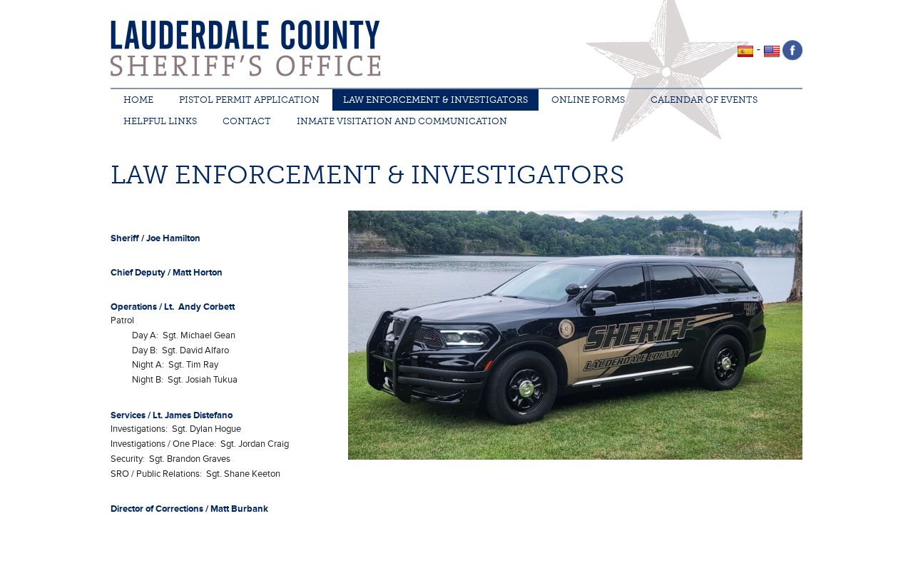Lauderdale County most wanted and warrant investigators contact page